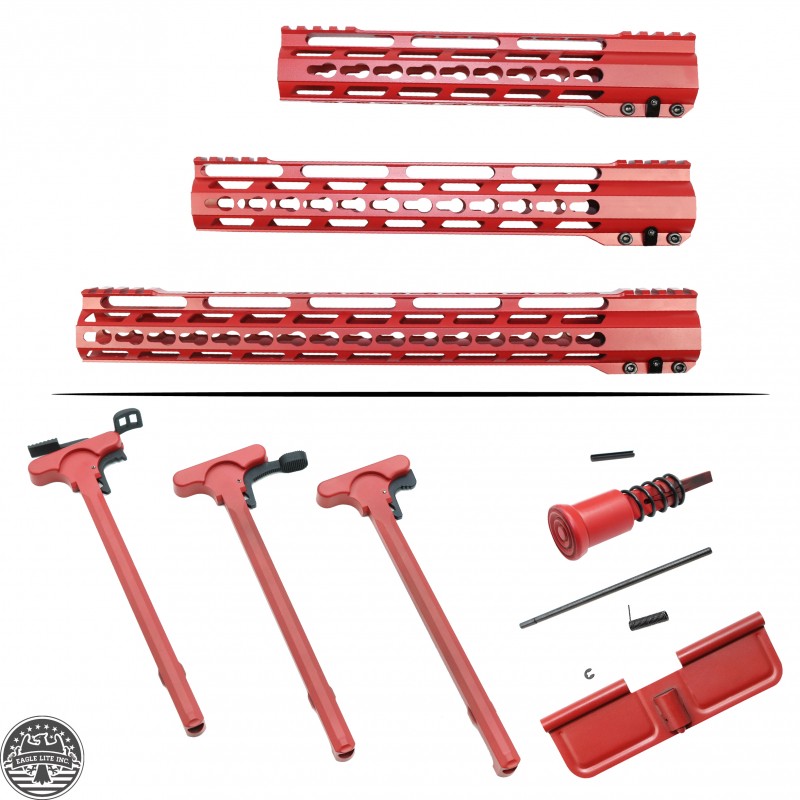 Cerakote Red AR15 Bundle With Rail OutdoorSportsUSA